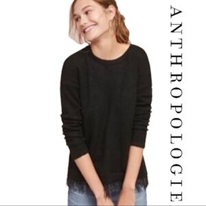 ANTHROPOLOGIE NWT MOTH Westwood Sweater Black XS